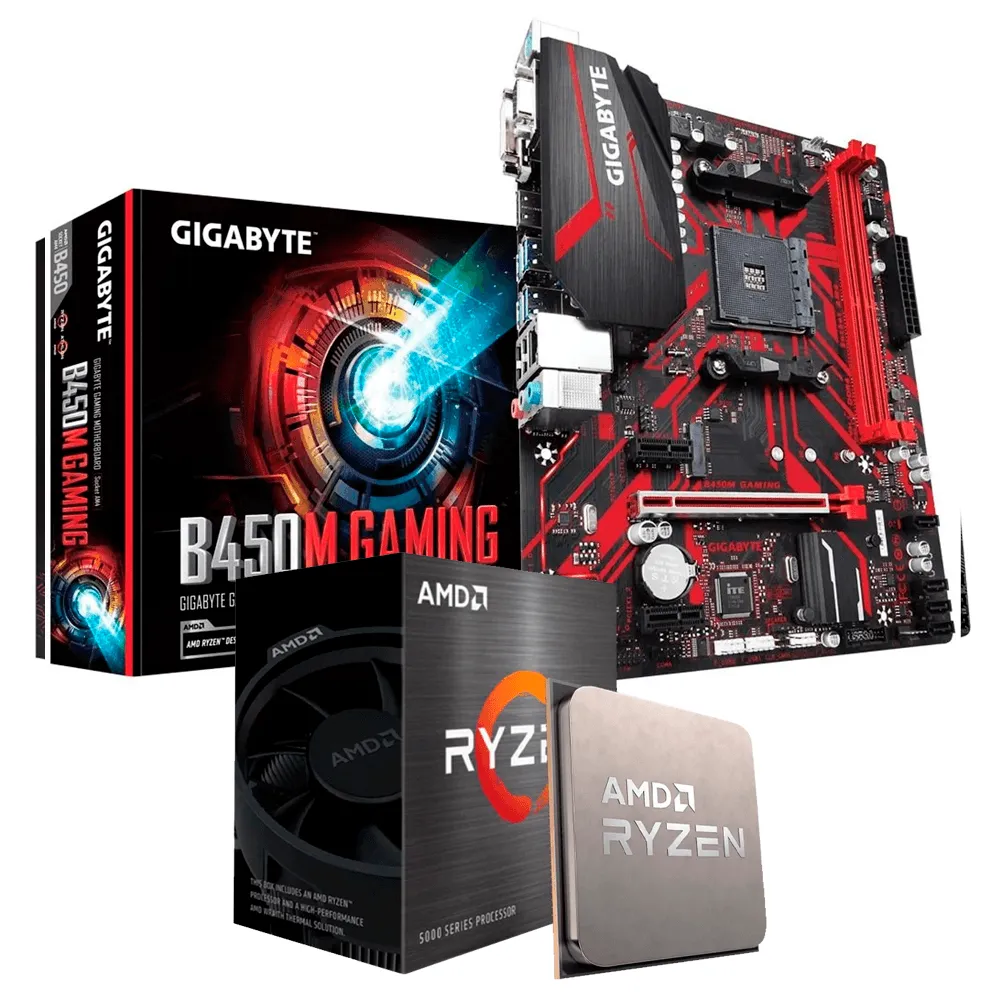Kit Upgrade, Amd Ryzen 5 5600G, Gigabyte B450M Gaming