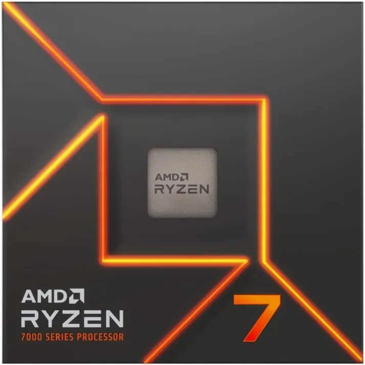 Processador AMD Ryzen 7 7700 3.80GHz (Turbo 5.30GHz) - 7000 Series, AM5 - 100-100000592BOX