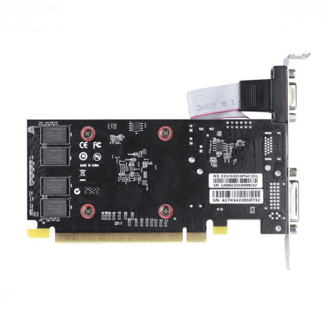 Carte Graphique AMD Radeon R5 220 2Go - Profil Bas, Refroidissement Passif, Pour HTPC Et Bureautique