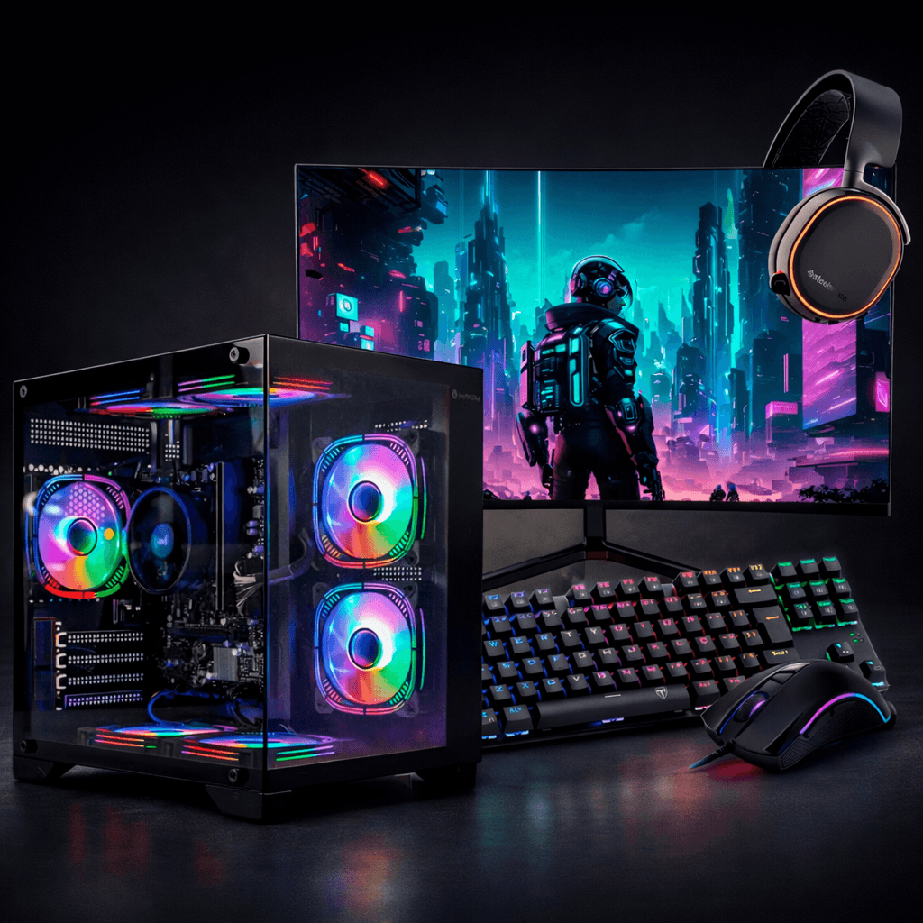 PC Gamer Completo Ryzen 7 5700G, 16GB DDR4, SSD NVMe 500GB, 500W 80 Plus, PCR7G08-E