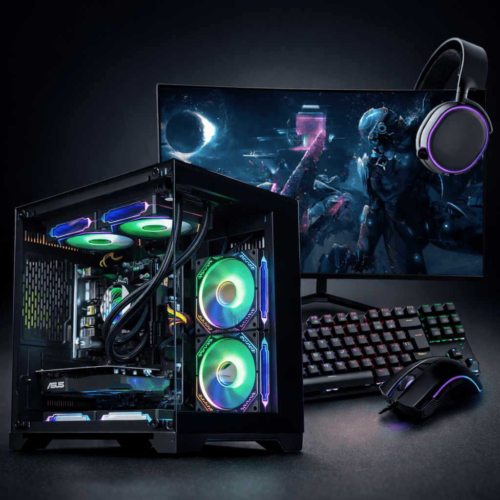 PC Gamer Completo Ryzen 5 5500, RX 6600, 16GB DDR4, SSD 480GB, 600W 80 Plus, PCRX008-E