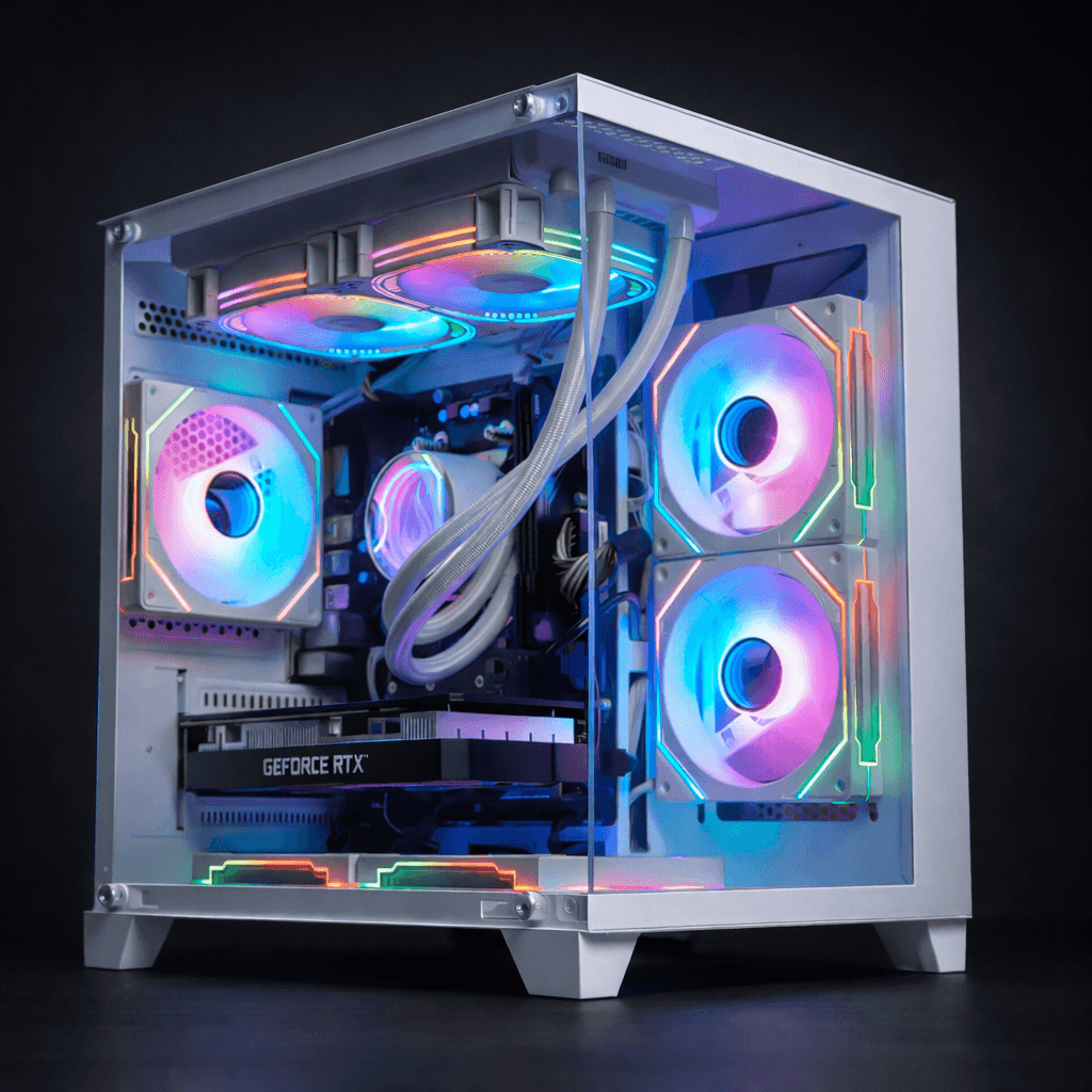 PC Gamer Ryzen 5 4500, RX 6600, 16GB DDR4, SSD NVMe 500GB, 500W 80 Plus, PCRX025-E