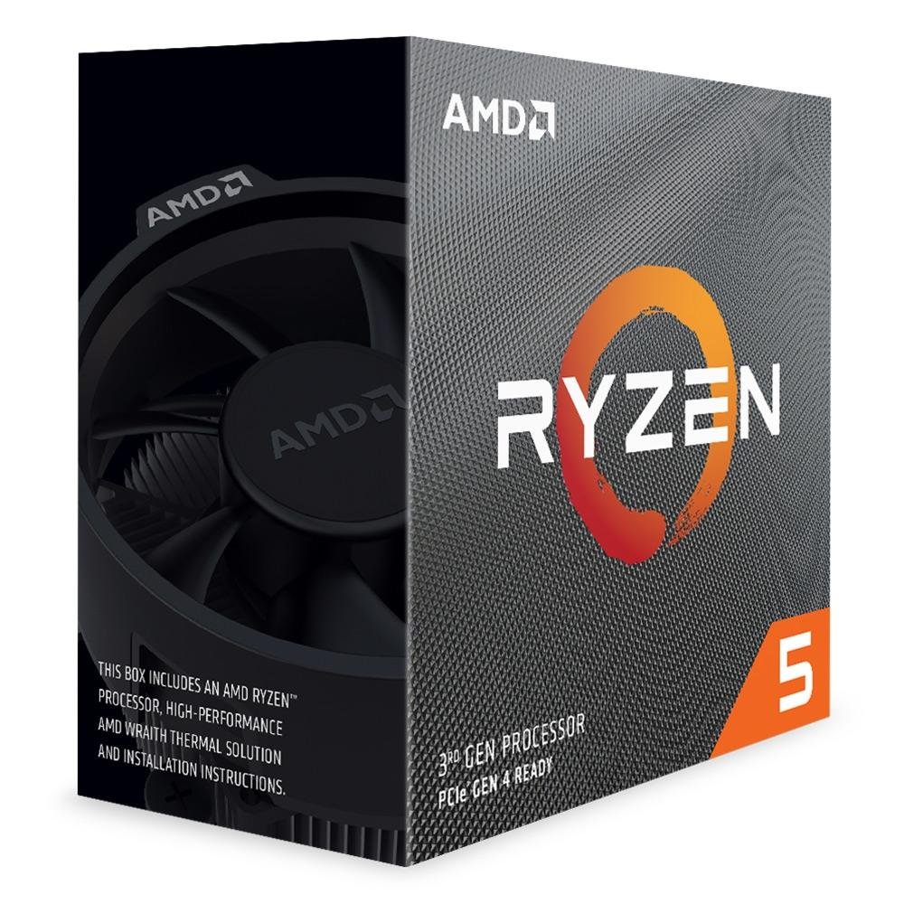 Processador OEM AMD Ryzen 5 3600 Cache 32MB 3.6GHz (4.2GHz Max Turbo) AM4, Sem Vídeo - 100-000000031