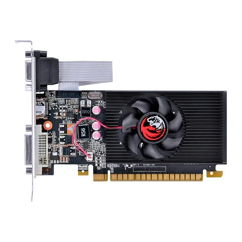 Placa De Video Nvidia Geforce Gt 710 2Gb Ddr3 64 Bits Com Kit Low Profile Single Fan - Pa710Gt6402D3Lp - Pcyes