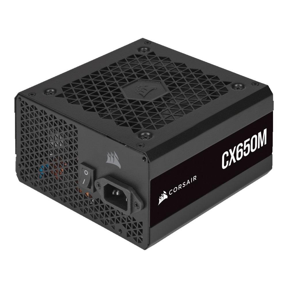 Fonte Corsair Cx Series Cx650M 80 Plus Bronze 650W Pfc Ativo Semi Modular, Cp-9020221-Na