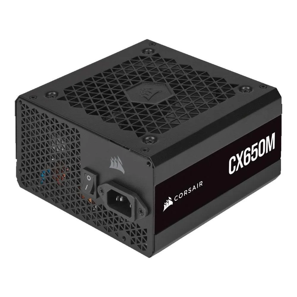 Fonte Corsair Cx Series Cx650M 80 Plus Bronze 650W Pfc Ativo Semi Modular, Cp-9020221-Na