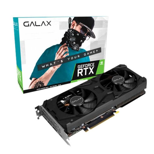 Enifler Placa de Vídeo Galax NVIDIA GeForce RTX 3060 OC, 8GB GDDR6, LHR, 1-Click, 192 Bits - 36NSL8MD6OCC image