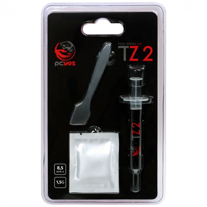 Pasta Térmica Pcyes TZ2, 1.5G, Alto Desempenho, Cinza - PCYTZ2
