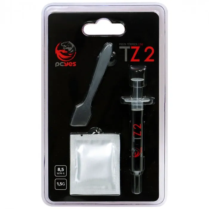 Pasta Térmica Pcyes TZ2, 1.5G, Alto Desempenho, Cinza - PCYTZ2
