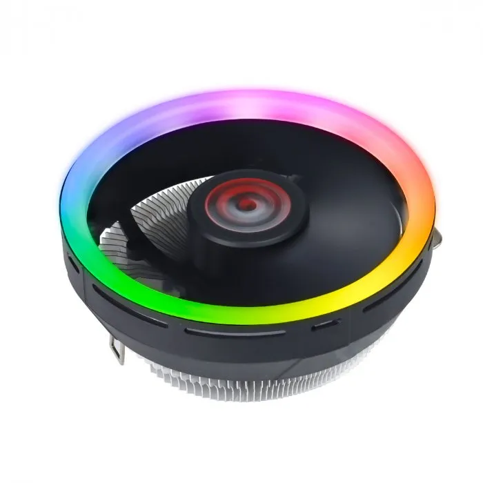 Cooler Para Processador PCYes Zefiros, Rainbow, 120mm, Intel-AMD, Black, ACZFRRB
