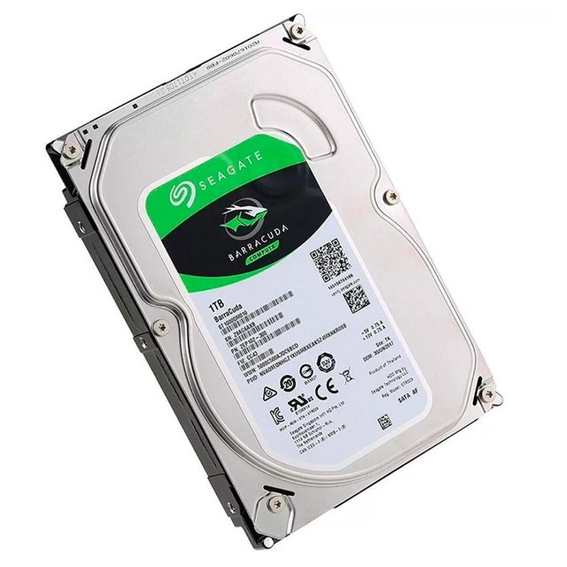 Hd Seagate Barracuda, 1Tb, Sata St1000Dm010 Enifler
