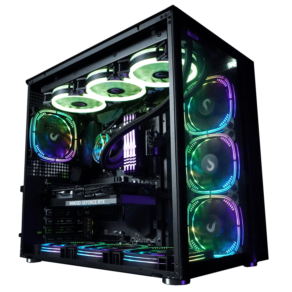 PC Gamer Ryzen 7 5700X, RTX 4060, 32GB RGB DDR4, SSD NVMe 1TB, 700W 80 Plus, Full Black - PZ37WI3D-E
