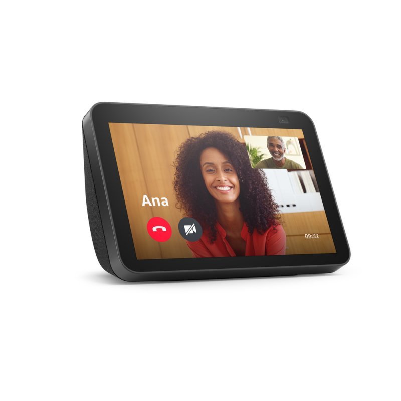 Echo Show 8 (2ª Geração), Smart Speaker com Alexa, Display De 8" E Câmera De 13 MP, Preta - Amazon