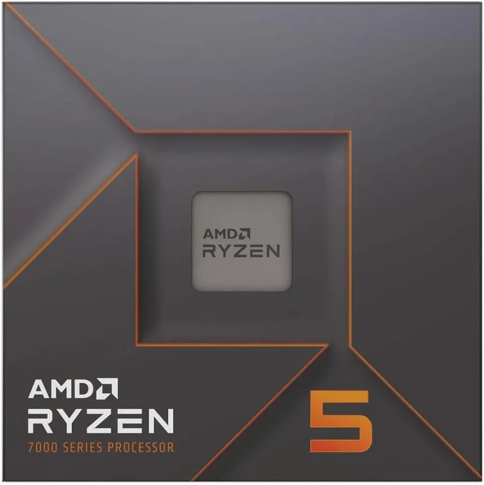 Processador AMD Ryzen 5 7600X 4.70GHz (Turbo 5.30GHz) - 7000 Series, AM5 - 100-100000593WOF