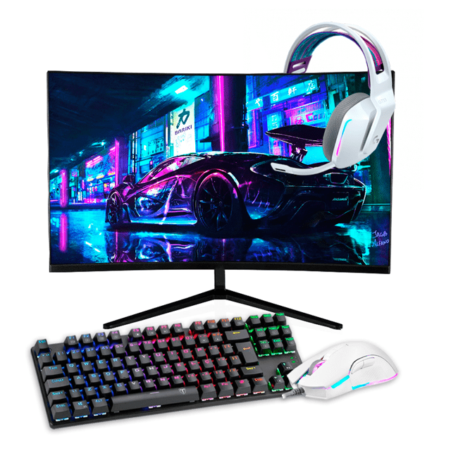 PC Gamer Completo Ryzen 5 5600G, 16GB RAM, HD 1TB + Monitor 21.5 + Kit  Gamer Teclado, Mouse e Headset, Lynx, Enifler