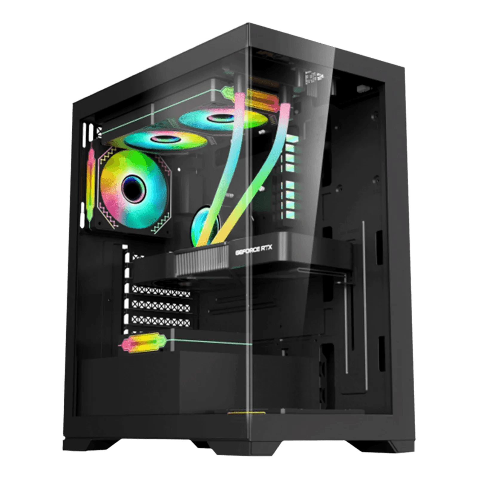 PC Gamer Ryzen 7 8700F, RTX 5060, 16GB DDR5, SSD NVMe 1TB, 700W 80 Plus, AQP015-E