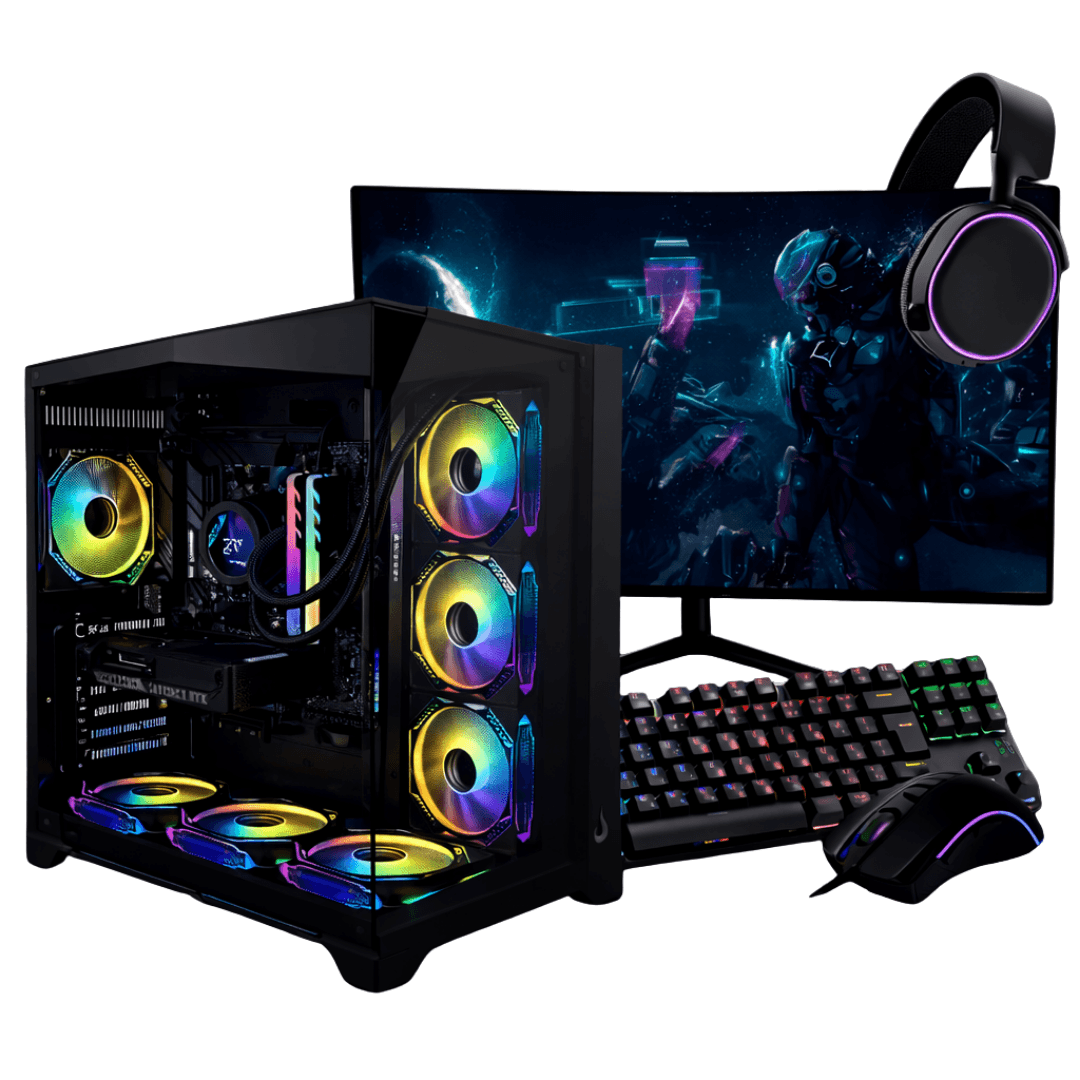 PC Gamer Completo Ryzen 5 5600, RTX 5060, 16GB RGB DDR4, SSD NVMe 500GB, 600W 80 Plus, TIGER03-E