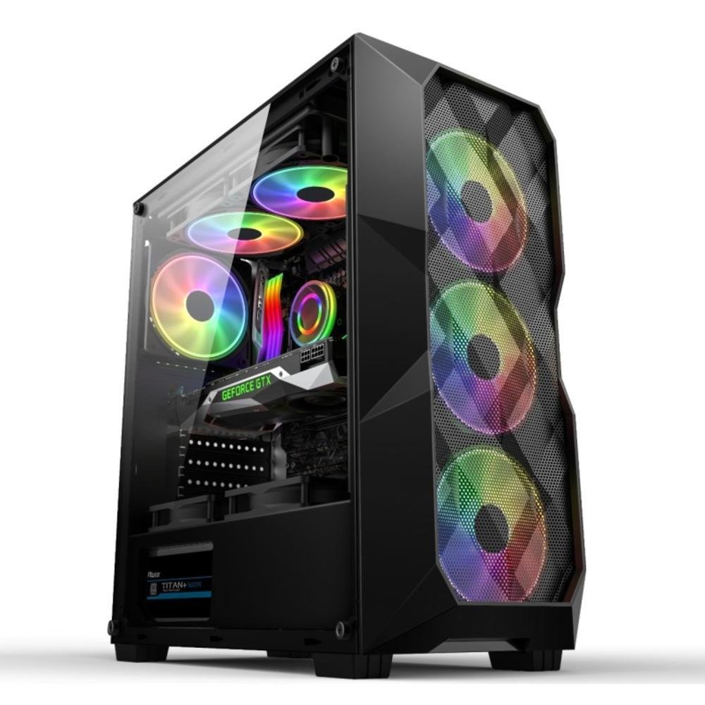 PC Gamer Ryzen 5 5500, RTX 3050, 16GB DDR4, SSD 480GB, 600W 80 Plus