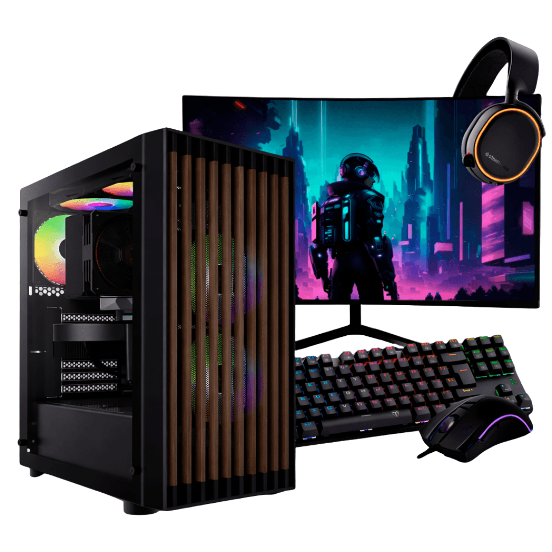 PC Gamer Completo Ryzen 5 5600GT, 16GB DDR4, SSD NVMe 500GB, 500W 80 Plus, PNEW002-E