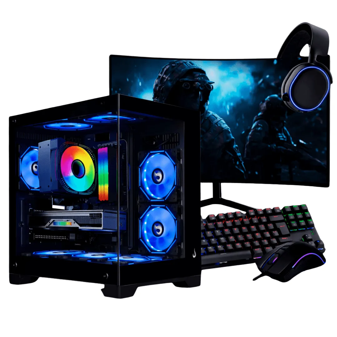 PC Gamer Completo Ryzen 5 5600GT, 16GB DDR4, SSD NVMe 500GB, 500W 80 Plus, PCRISE02-E