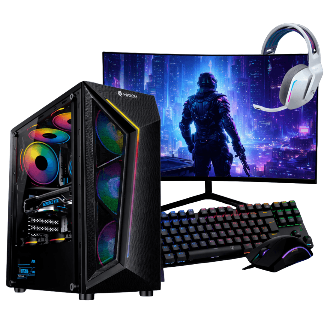 PC Gamer Completo Ryzen 5 5500, RTX 3060, 16GB DDR4, SSD 480GB, 600W 80 Plus