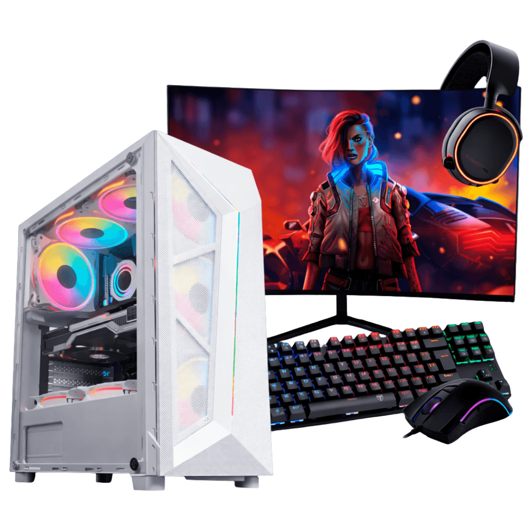 PC Gamer Completo Ryzen 5 5600GT, 16GB DDR4, SSD 480GB, 500W 80 Plus, PCGT08-E