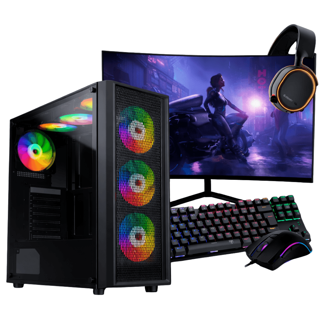 PC Gamer Completo Ryzen 5 5600GT, 8GB DDR4, SSD 240GB, 500W 80 Plus, PCSTM06-E