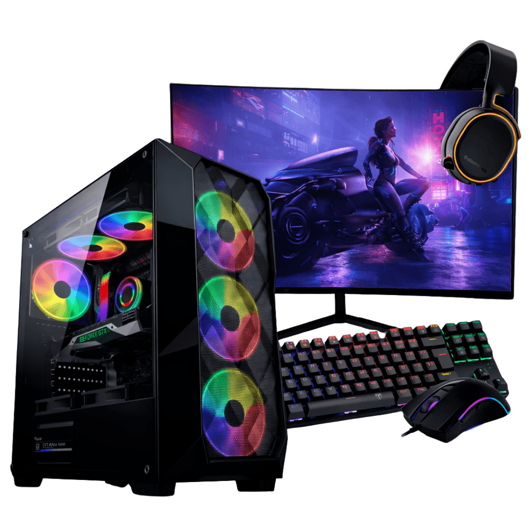 PC Gamer Completo Intel Core i5 12400F, RTX 3050, 16GB DDR4, SSD 480GB, 600W 80 Plus, MESH023-E