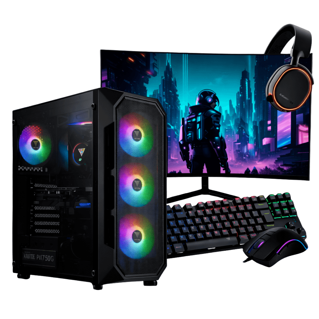 PC Gamer Completo Ryzen 5 9600, RTX 5060, 16GB DDR5, SSD NVMe 500GB, 600W 80 Plus, GC1048-E