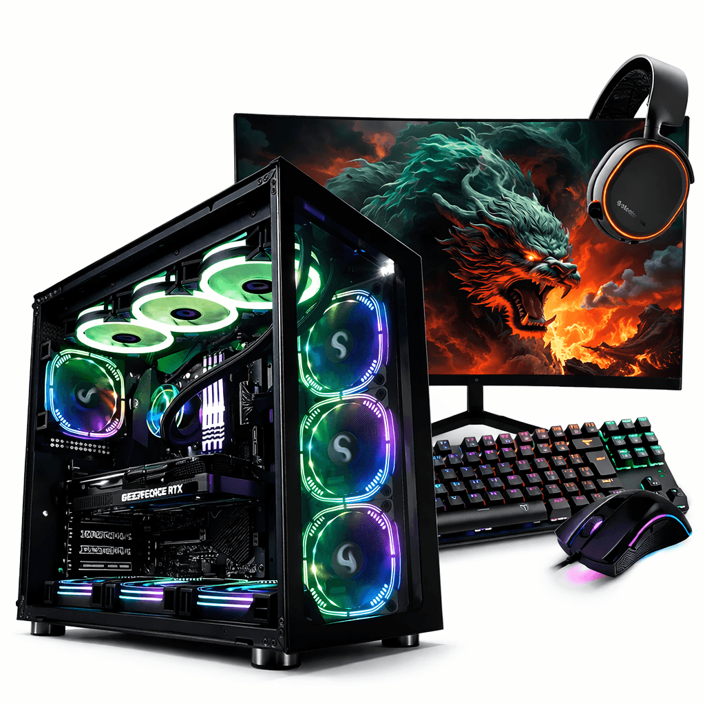 PC Gamer Completo Ryzen 7 8700F, RTX 5060, 16GB DDR5, SSD NVMe 1TB, 700W 80 Plus, AQG052-E