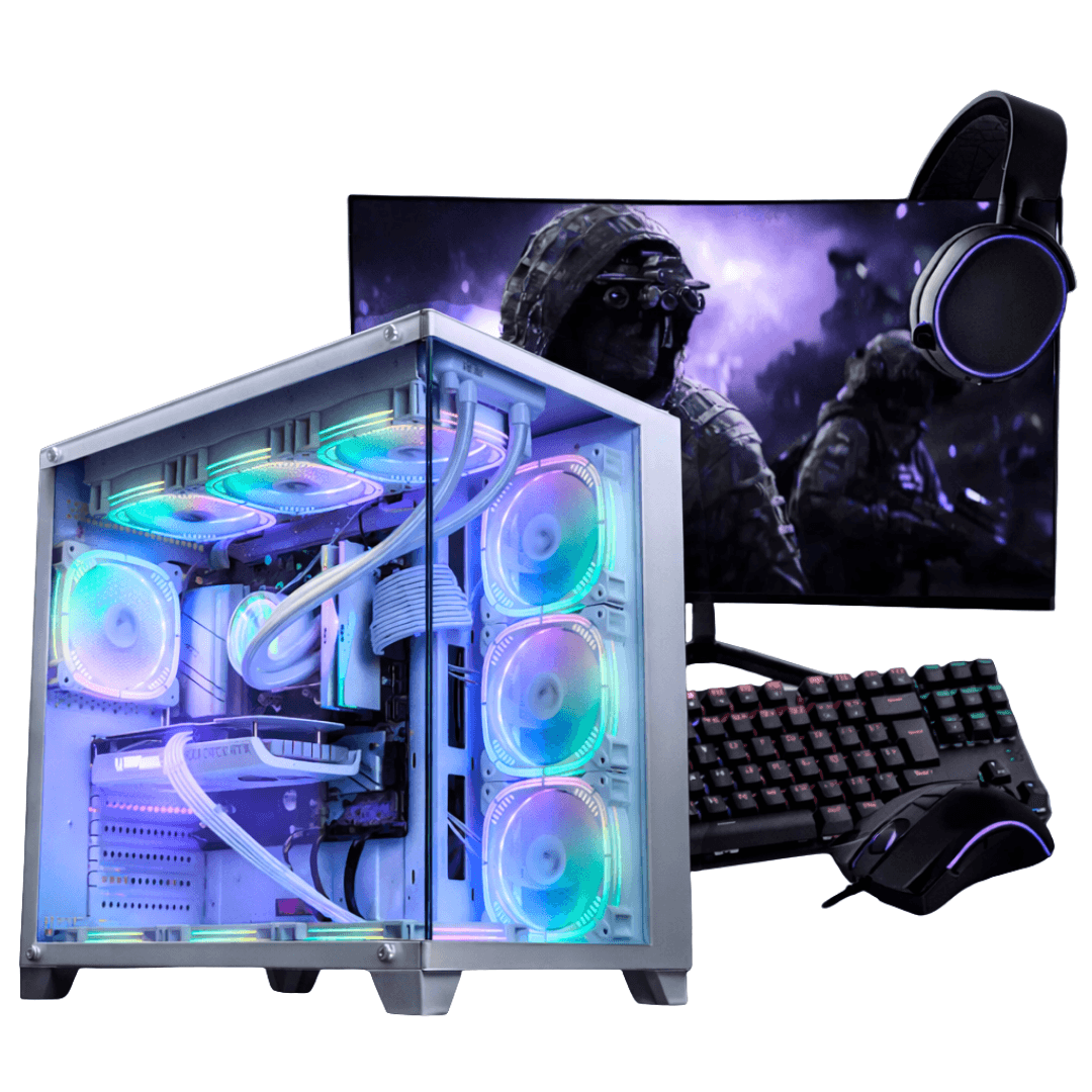 PC Gamer Completo Ryzen 5 8400F, RX 9060 XT, 16GB DDR5, SSD NVMe 500GB, 600W 80 Plus, AQG0115-E