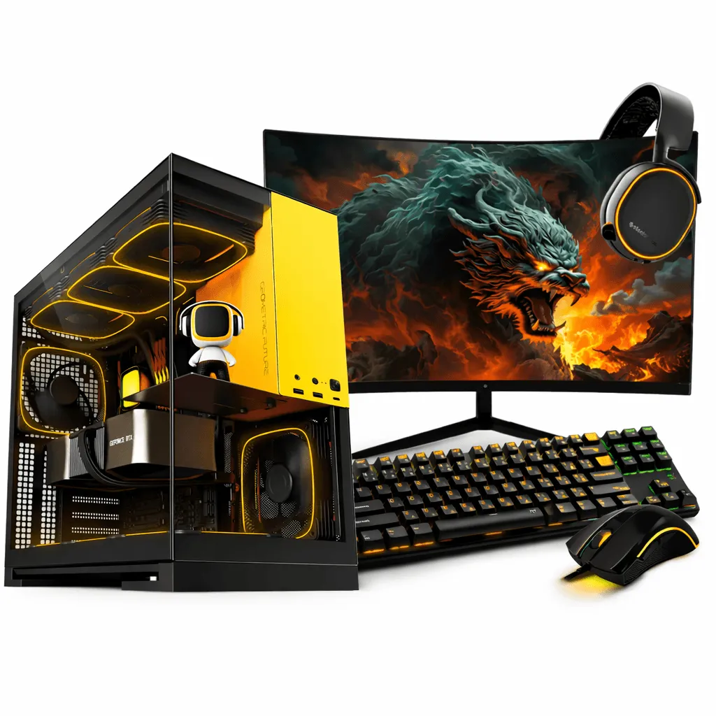 PC Gamer Completo Ryzen 7 8700F, RTX 5060, 16GB DDR5, SSD NVMe 1TB, 700W 80 Plus, GM5PA055-E