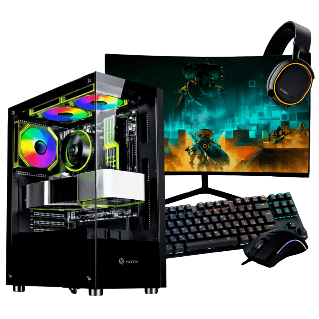 PC Gamer Completo Ryzen 5 5600, RTX 5060, 16GB DDR4, SSD NVMe 500GB, 600W 80 Plus, FJ0F6JXP-E
