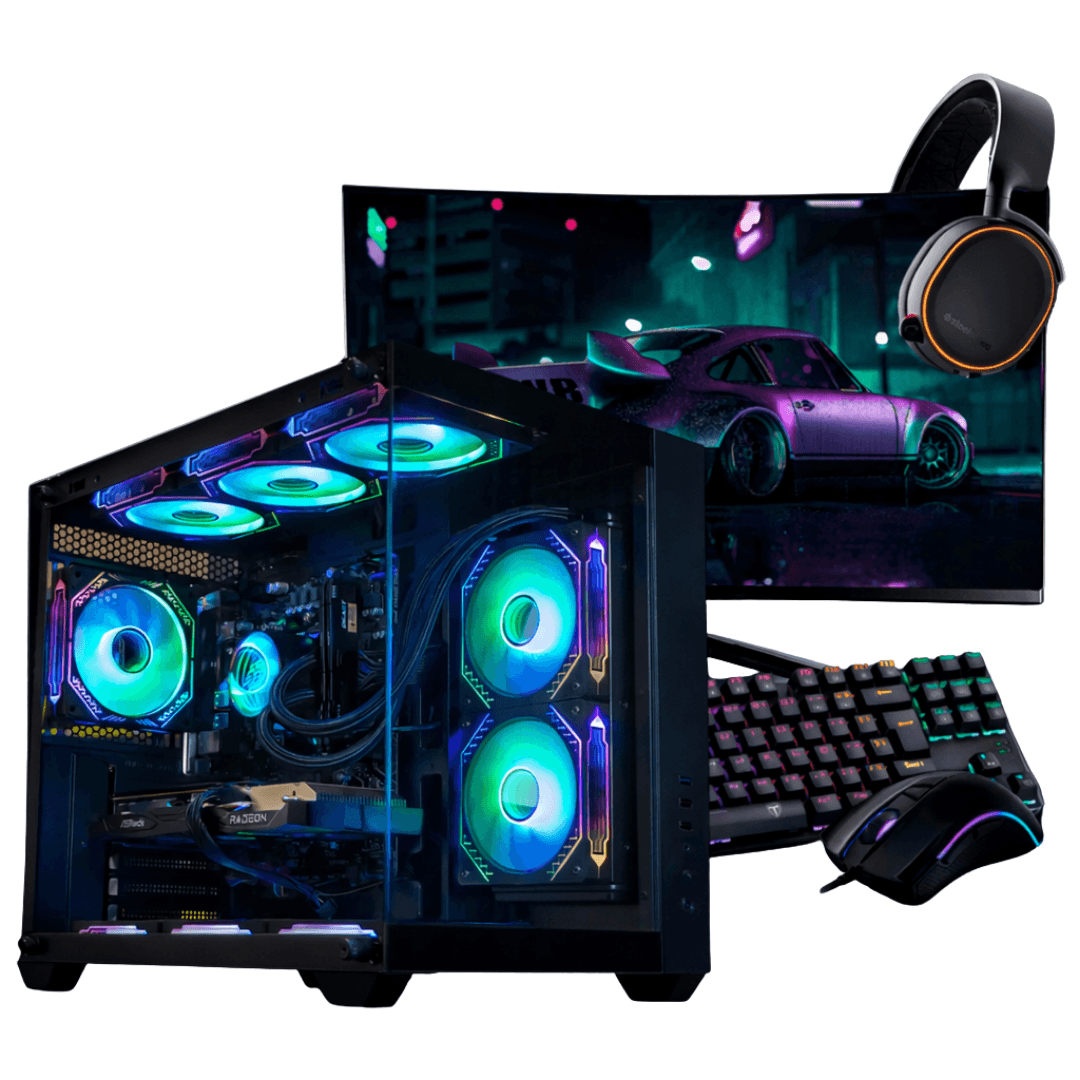 PC Gamer Completo Ryzen 5 5600X, RTX 4060 Ti, 16GB RGB DDR4, SSD NVMe 500GB, 700W 80 Plus, PCALT16-E