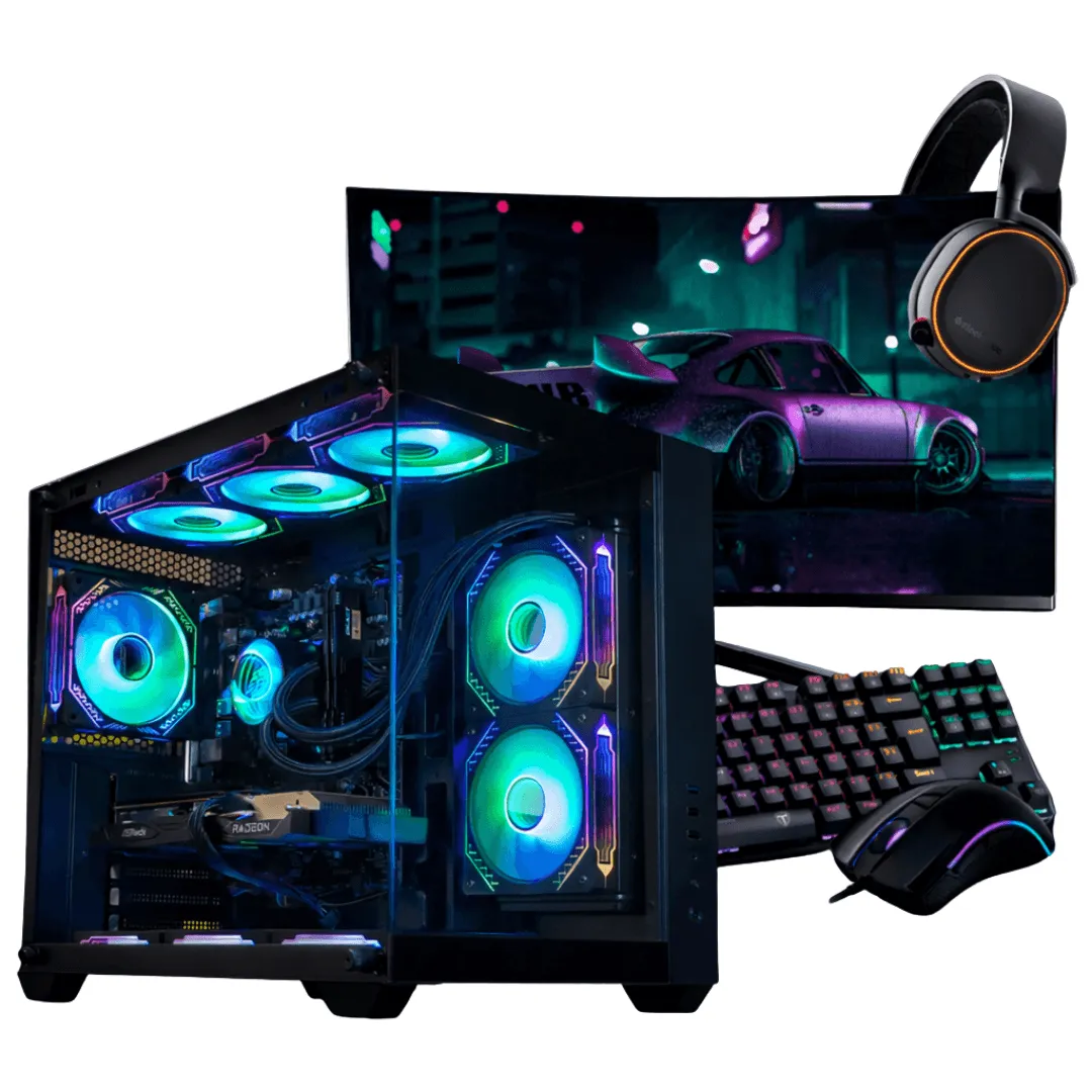 PC Gamer Completo Ryzen 5 5600X, RTX 4060 Ti, 16GB RGB DDR4, SSD NVMe 500GB, 700W 80 Plus, PCALT16-E