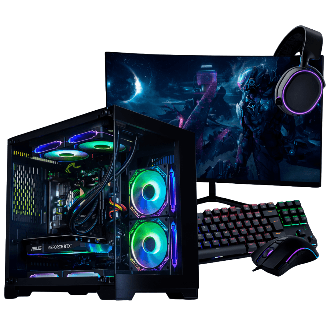 PC Gamer Completo Ryzen 5 4500, RTX 3050, 16GB DDR4, SSD 480GB, 600W 80 Plus, AQUA008-E