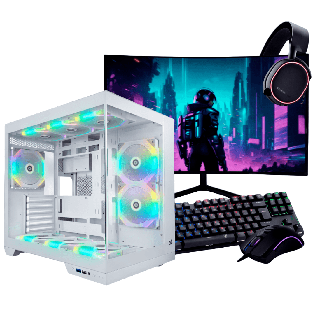 PC Gamer Completo Ryzen 7 5800XT, RTX 5060 Ti, 32GB RGB DDR4, SSD NVMe 1TB, 700W 80 Plus, ILIO4I1C-E