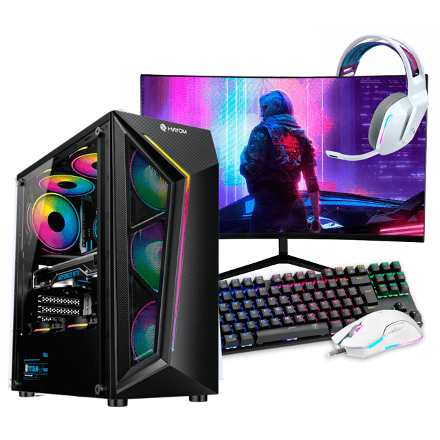 PC Gamer Completo Ryzen 5 5500, RTX 3060, 16GB DDR4, SSD 480GB, 600W 80  Plus, Enifler