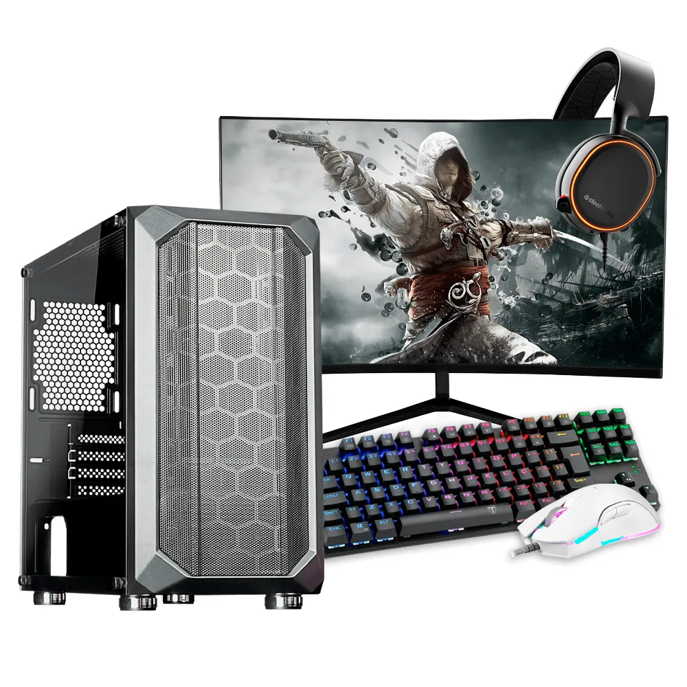 PC Gamer Completo Ryzen 5 5600G, 16GB DDR4, SSD 480GB, 500W 80 Plus, Enifler