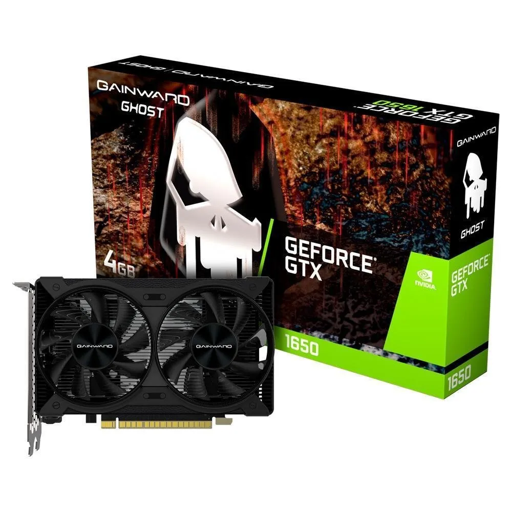 Placa De Vídeo Gainward Geforce Gtx1650 4gb Gddr6 Ghost 128bits - Ne6165001bg1-1175d