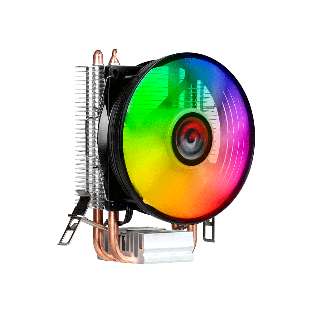 Cooler Para Processador PCYes Lorx, Rainbow, 92mm, Intel-AMD, Black, LORX-E