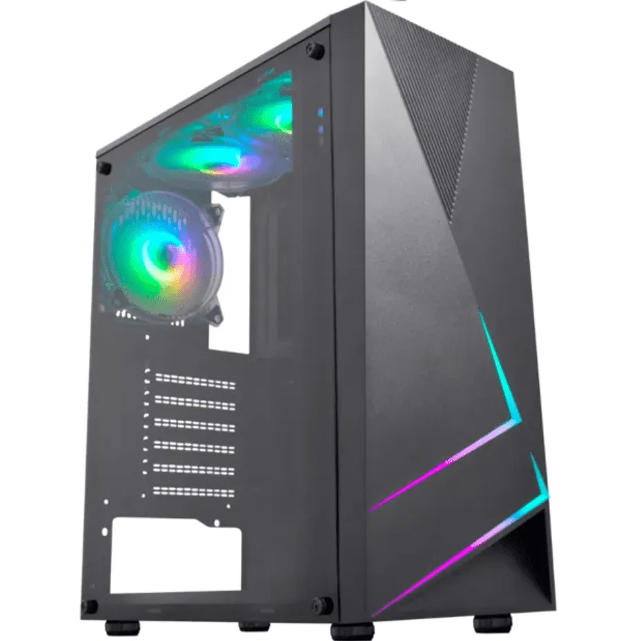 PC Gamer Ryzen 5 4500, RTX 2060, 16GB DDR4, SSD NVMe 500GB, 600W 80 Plus, PCR7G32-E
