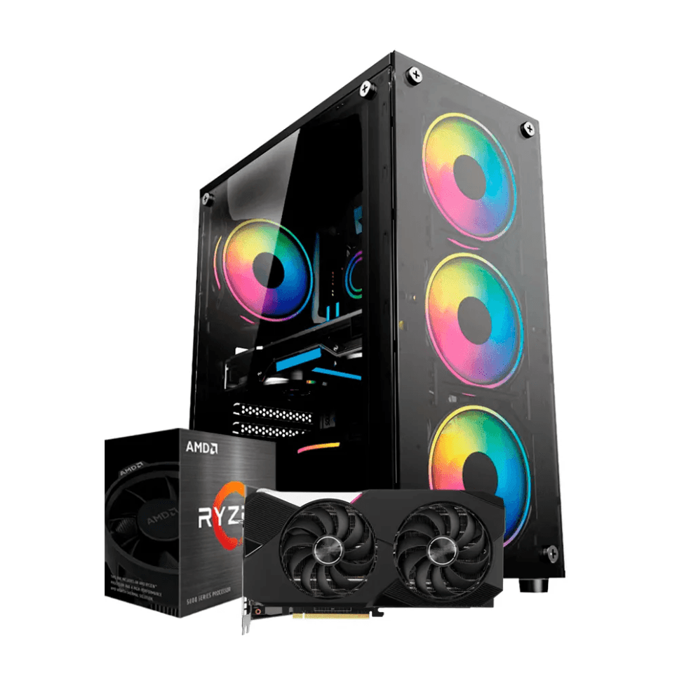 PC Gamer Ryzen 7 5700X, RTX 3060, 16GB DDR4, SSD NVMe 1TB, 700W 80 Plus, HAY043-E