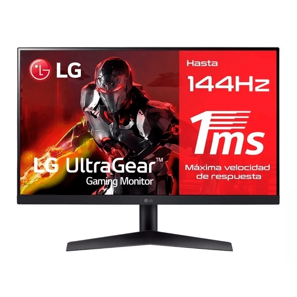 Monitor Gamer LG UltraGear 24”, Full HD, 144Hz, 1ms (GtG), IPS, AMD FreeSync, Dynamic Action Sync – 24GN60R