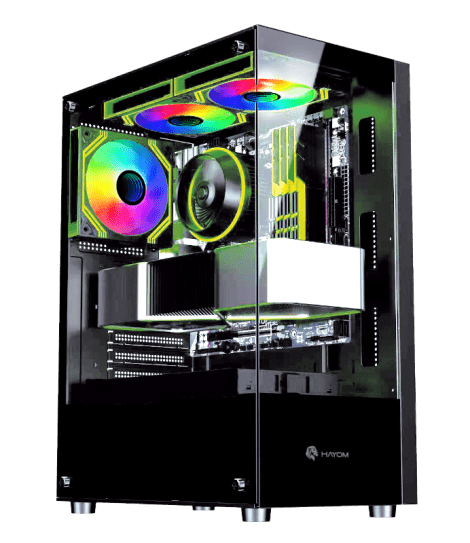 PC Gamer Ryzen 5 4500, RTX 3050, 16GB DDR4, SSD 480GB, 600W 80 Plus, PCRZN01-E