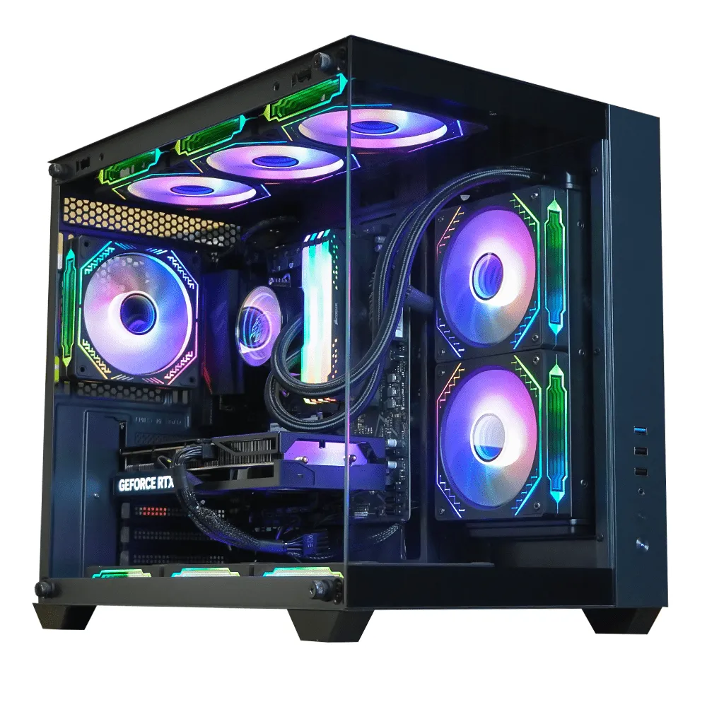 PC Gamer Ryzen 5 5600X, RTX 4060 Ti, 16GB RGB DDR4, SSD NVMe 500GB, 700W 80 Plus, Full Black, TECNOART01-E