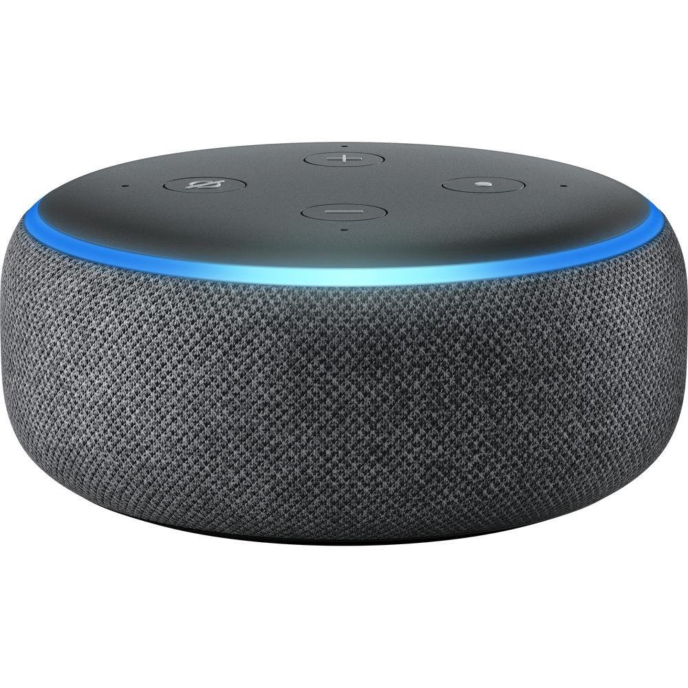 Echo Dot 3ª Geração com Alexa, Amazon Smart Speaker Preto