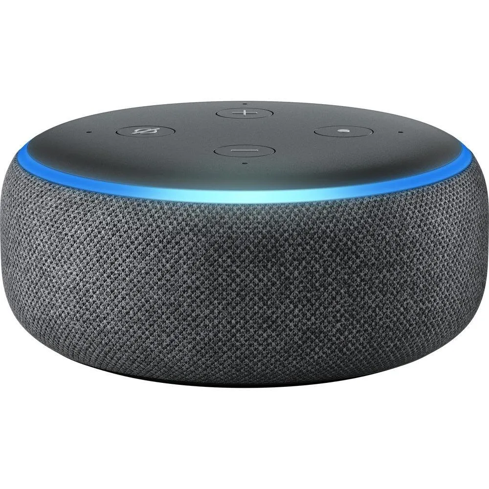 Echo Dot 3ª Geração com Alexa, Amazon Smart Speaker Preto