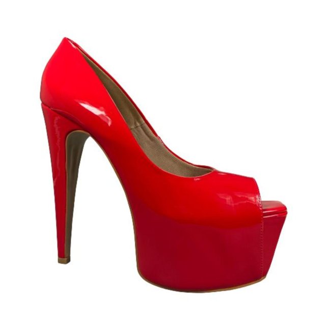 Sapato Varietta Peep Toe 10502 Verniz Terê Calçados