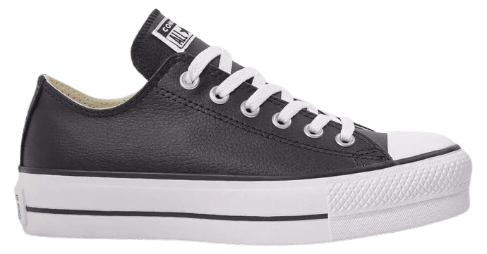 Tenis Converse Chuck Taylor All Star Platform Lift Ox Preto Branco CT09830002 Tere Calcados